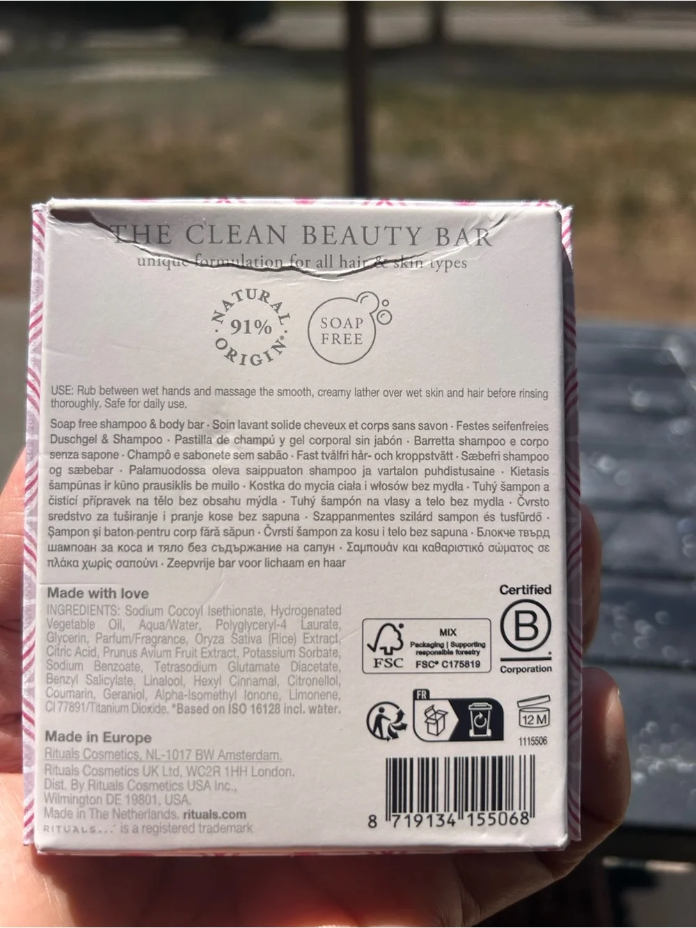 Rituals The Ritual of Sakura Shampoo & Body Bar - Pink